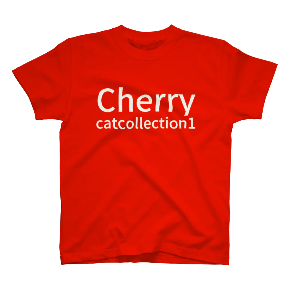 さくらんぼねこのCherry cat collection1 Regular Fit T-Shirt