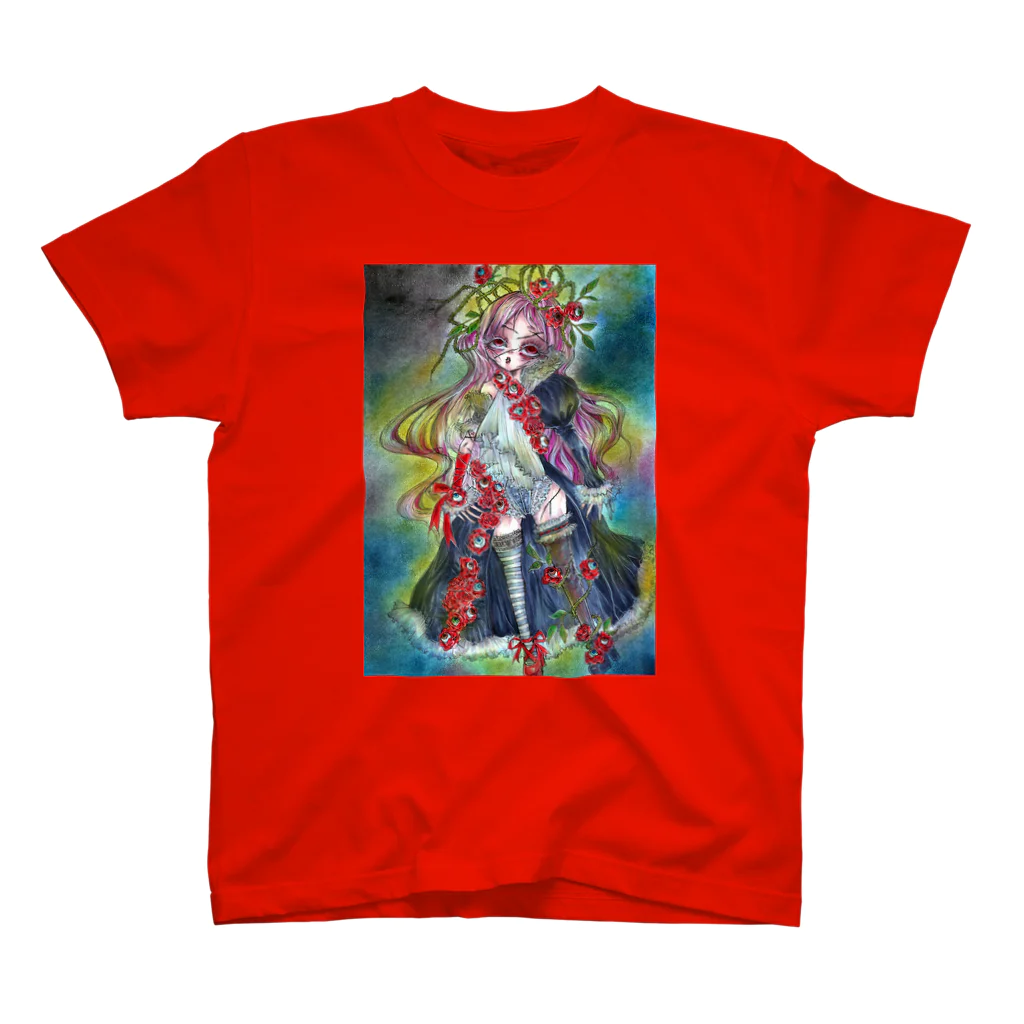 虹色孔雀の魔女。の薔薇の魔女ルージュちゃん。 スタンダードTシャツ