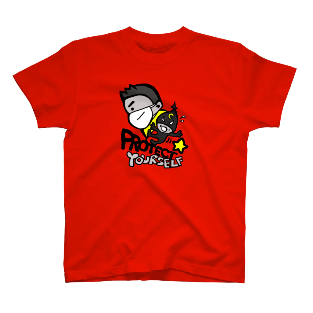 TOMMY★☆ZAWA　ILLUSTRATIONのProtect Yourself 改 Regular Fit T-Shirt