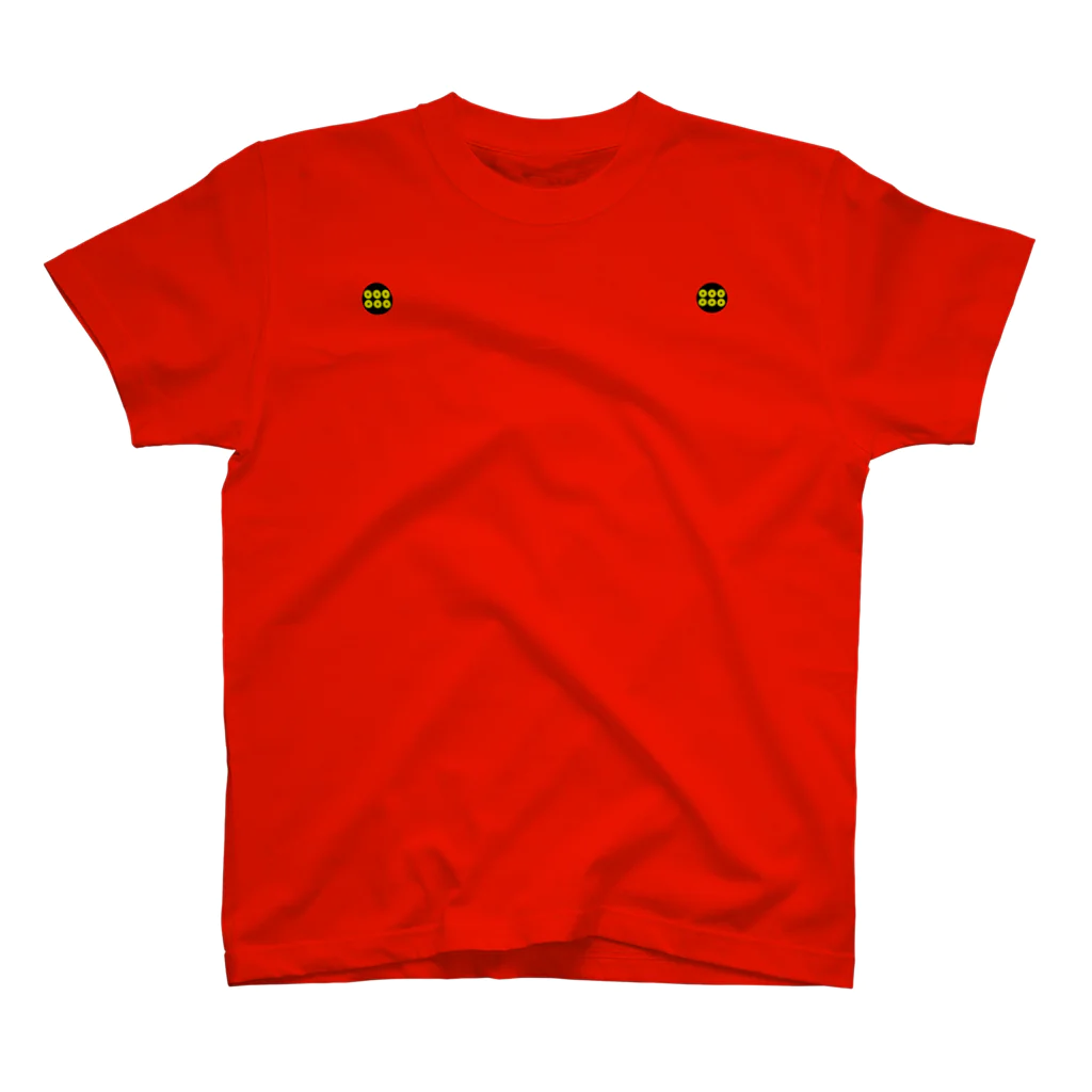 tomo-miseのkamon 銭紋 （六文銭）（Tシャツ） Regular Fit T-Shirt