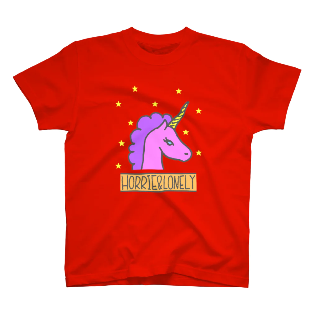 MY LONELY SPACEのSweet Dream Unicorn (Pink) Regular Fit T-Shirt