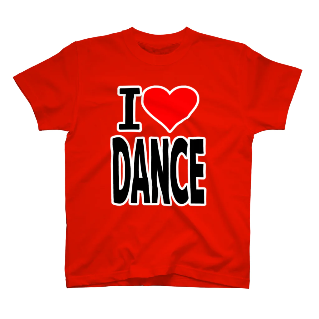 AAAstarsの愛　ハート　DANCE　(　I 　Love　DANCE　） スタンダードTシャツ