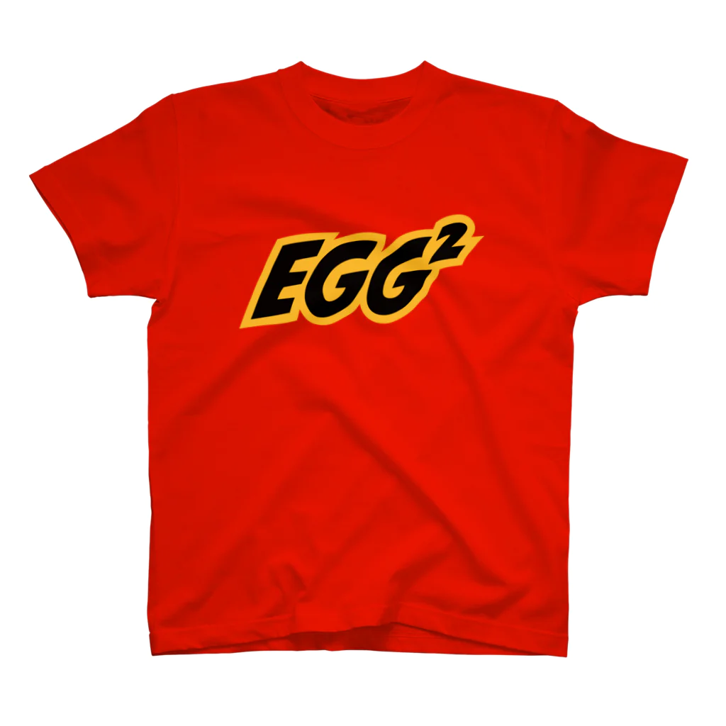 EGG²の"Red" EGG² Logo T-shirts スタンダードTシャツ