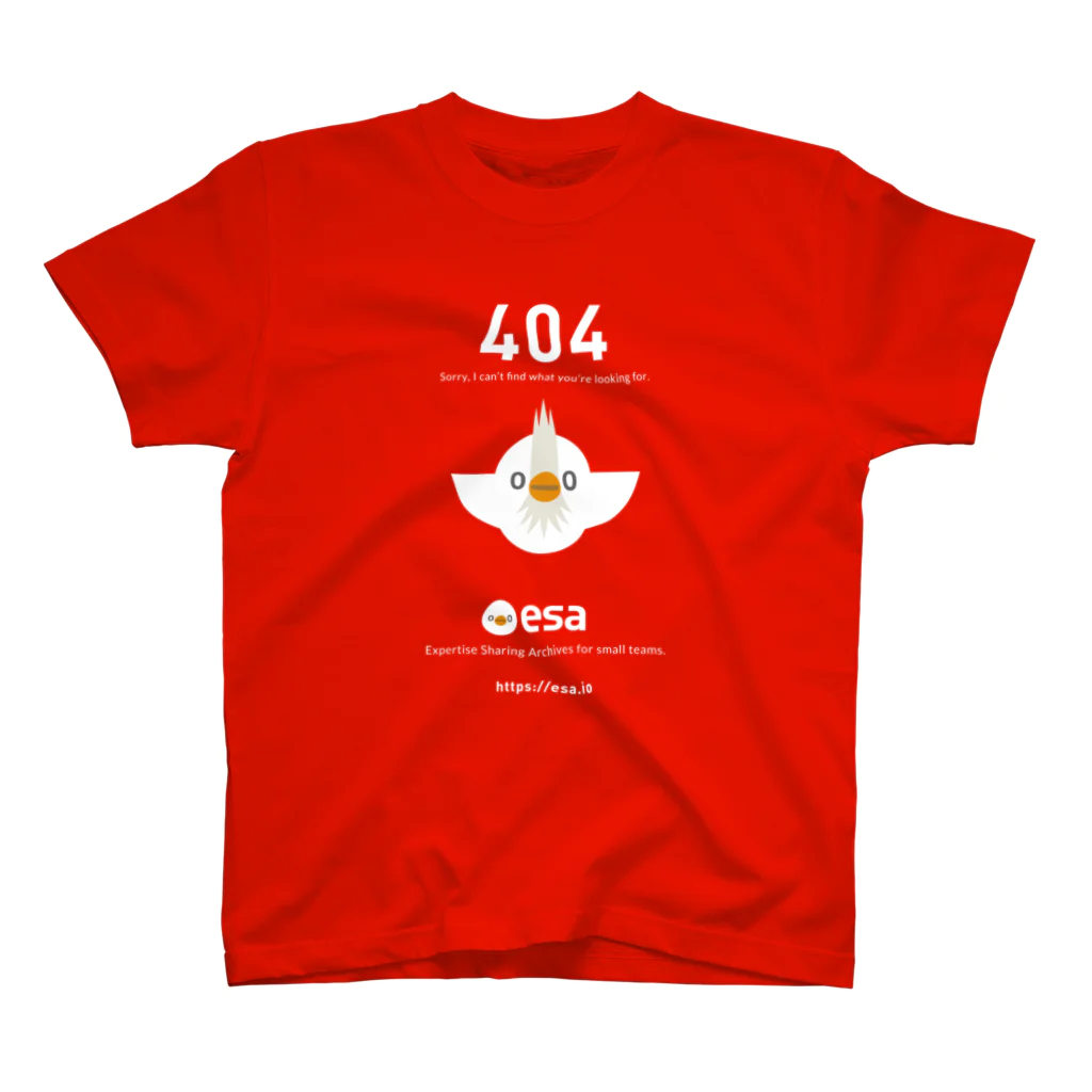 (\( ⁰⊖⁰)/) esaのesa.io (404) スタンダードTシャツ