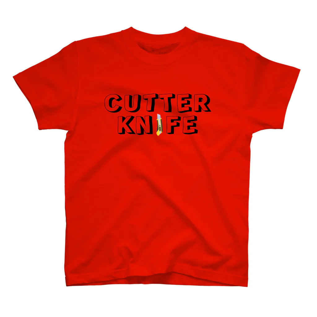 Ａ’ｚｗｏｒｋＳのCUTTER KNIFE(英字＋１シリーズ) Regular Fit T-Shirt