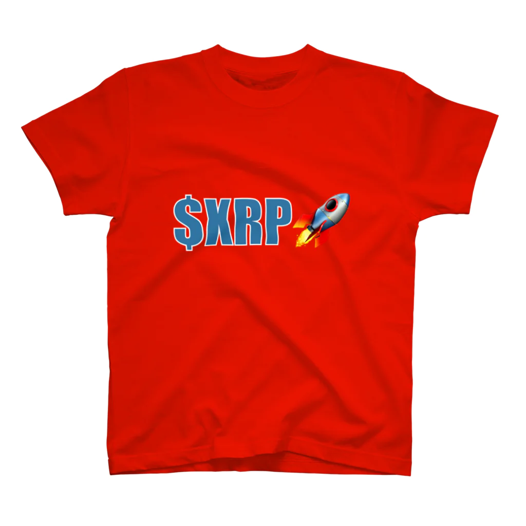 stormcat24さんのRocket $XRP t-shirt Regular Fit T-Shirt