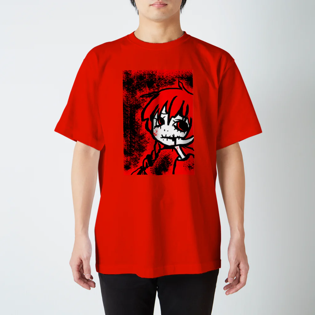 闇苺の赤色の君 スタンダードTシャツ