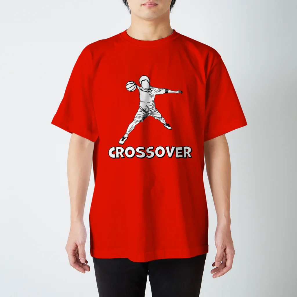 空の下のボーラーのクロスオーバー(線画) スタンダードTシャツ