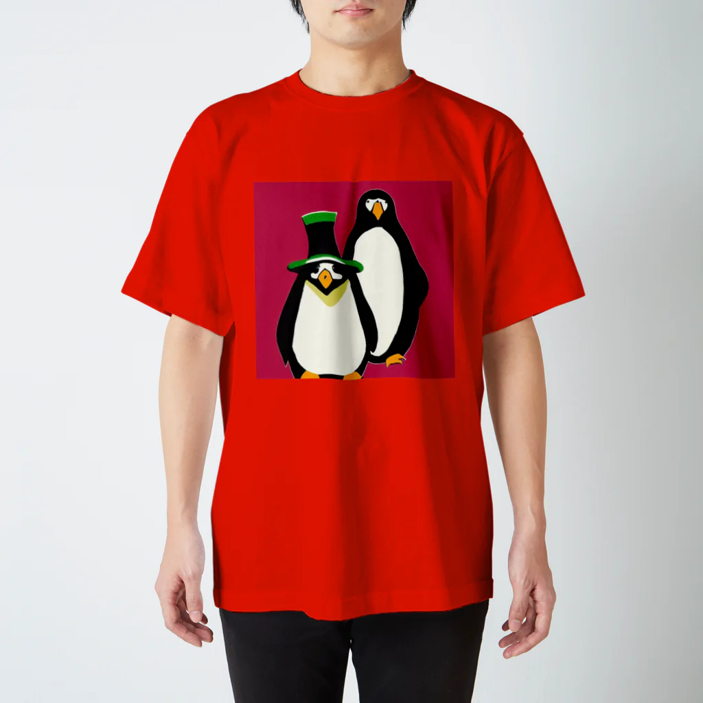 oonosaketenのＡＩペンギン Regular Fit T-Shirt