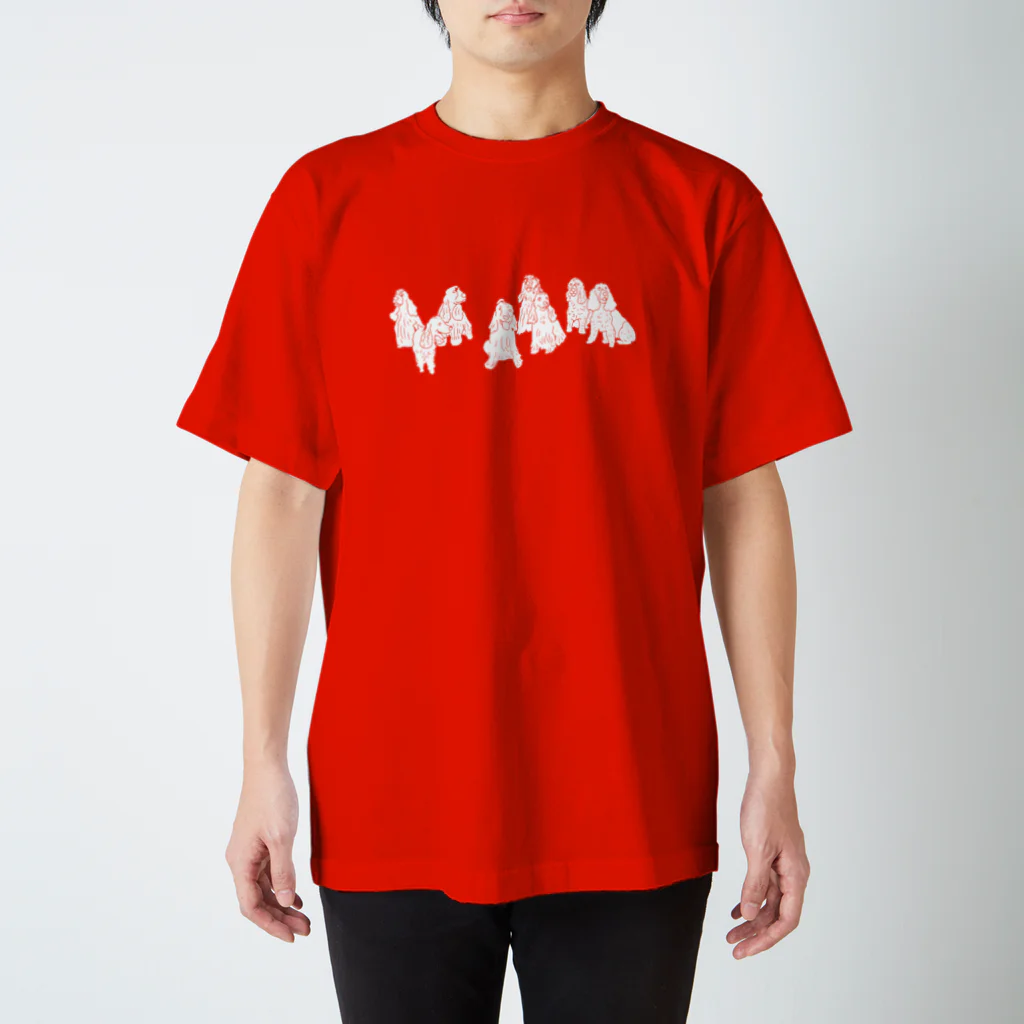 Dog On Boardのno font  スタンダードTシャツ