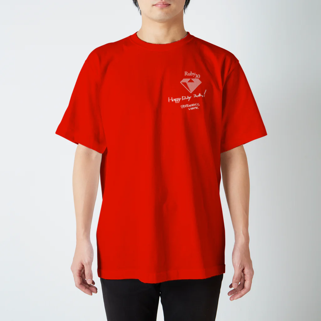 OSS-VisionのRuby30th T-shirts（胸にサイン） スタンダードTシャツ