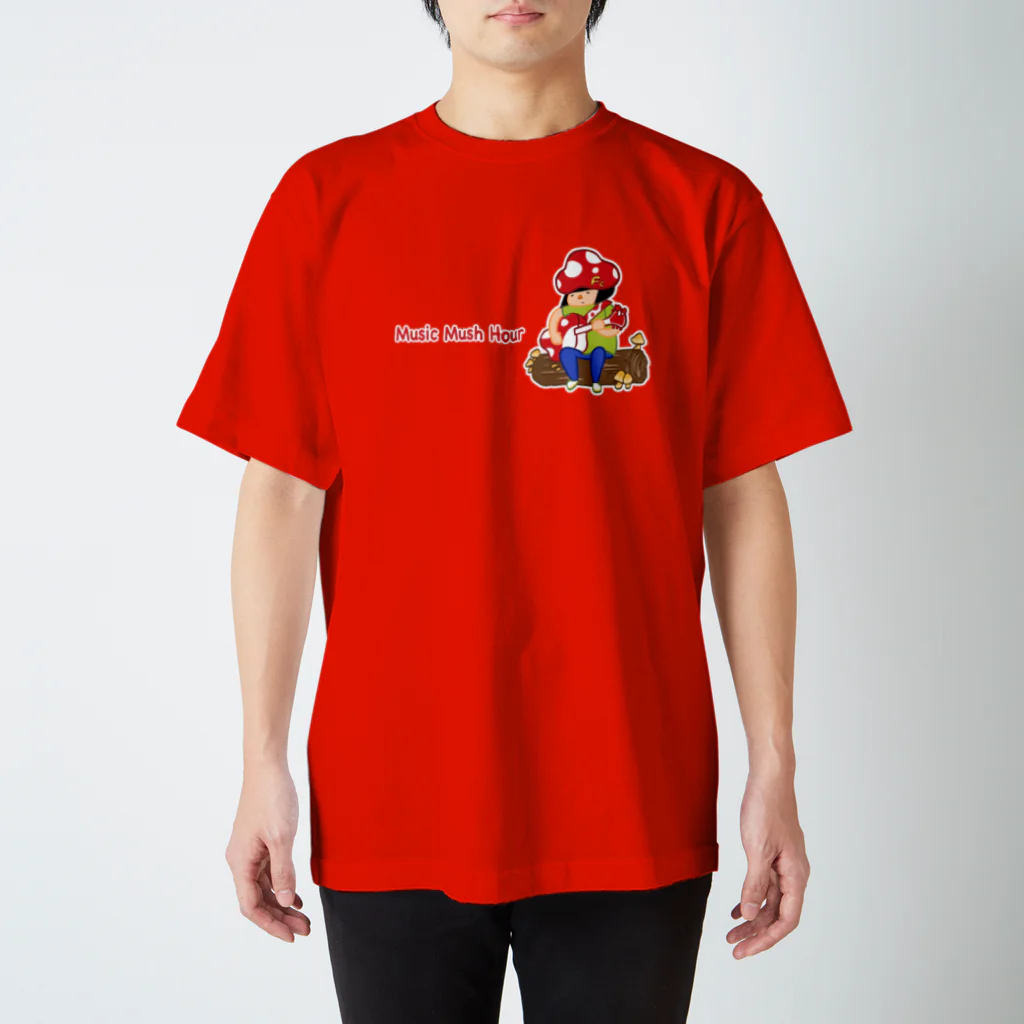 つきはな　しおのMusic Mush Hour スタンダードTシャツ