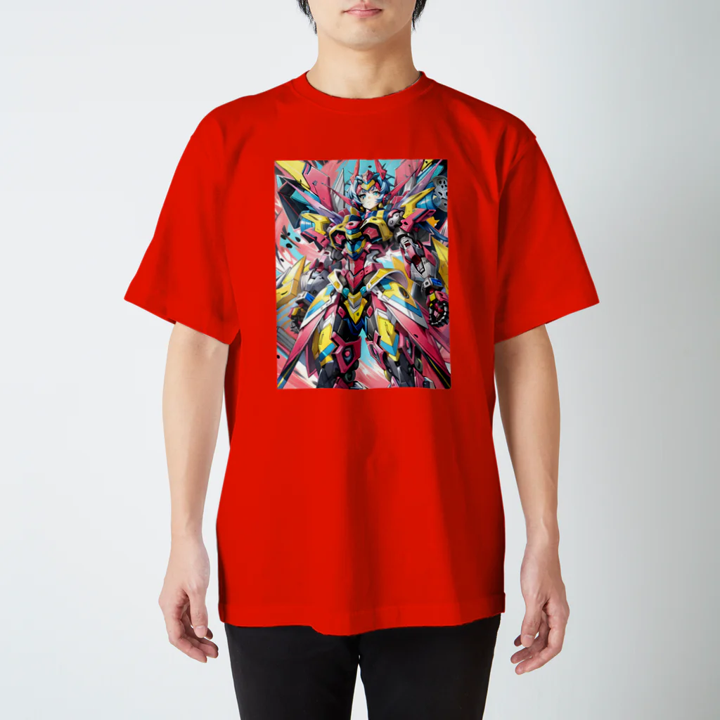 カピパーラの絢爛豪華💥ギガフュージョンアーマーガール✨ スタンダードTシャツ