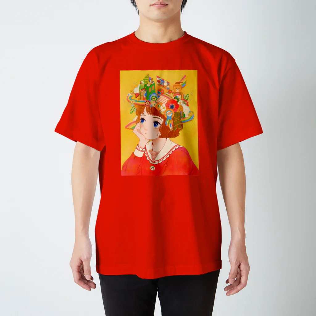 COROLFUL TOYBOXのMokuMoku-レトロルーム- Regular Fit T-Shirt