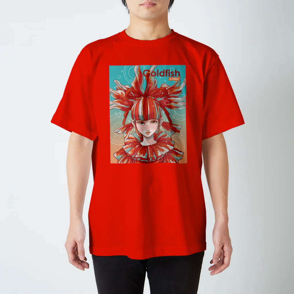 a killer suzuriショップの金魚ガール Regular Fit T-Shirt