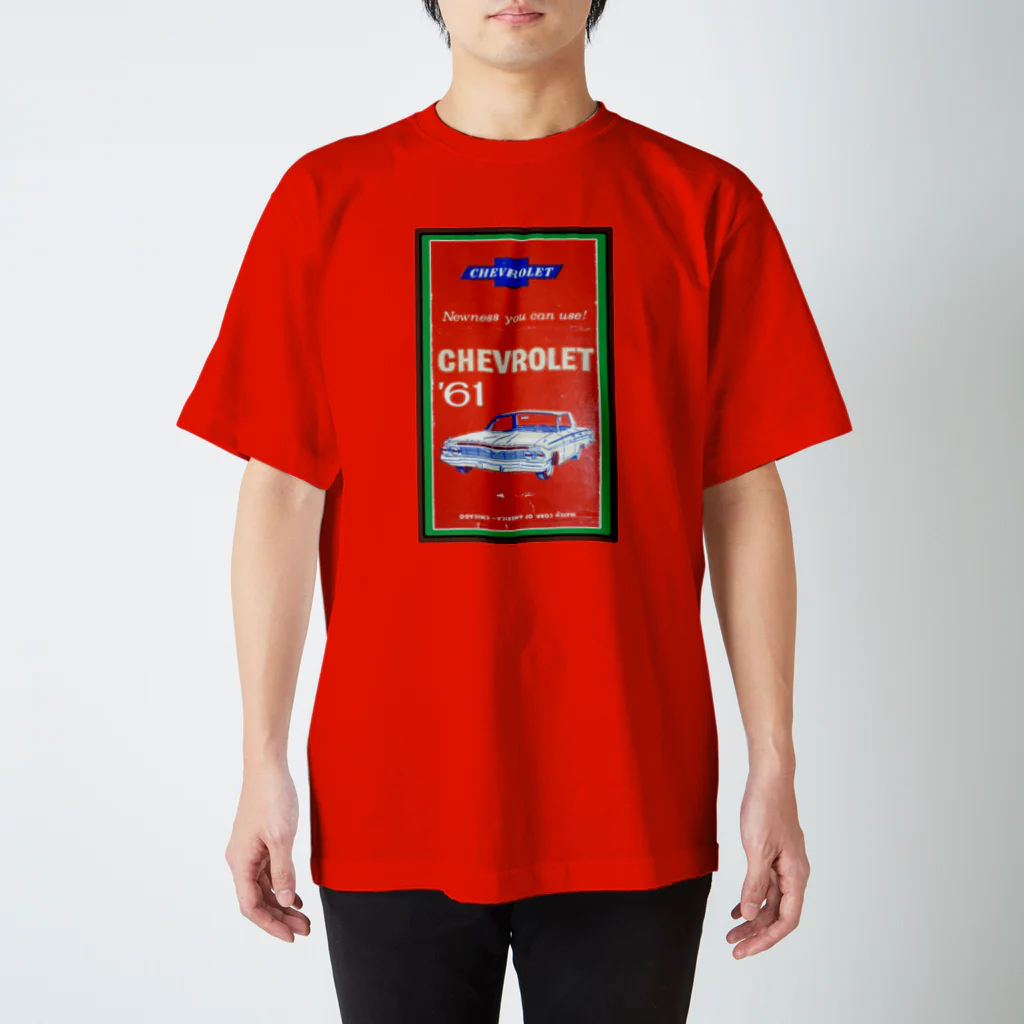 ★Rusteez★ by shop cocopariのCHEVROLET '61 Regular Fit T-Shirt