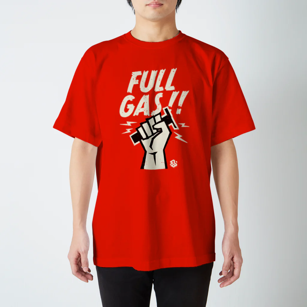 SLORIDEのFullGas_WB スタンダードTシャツ