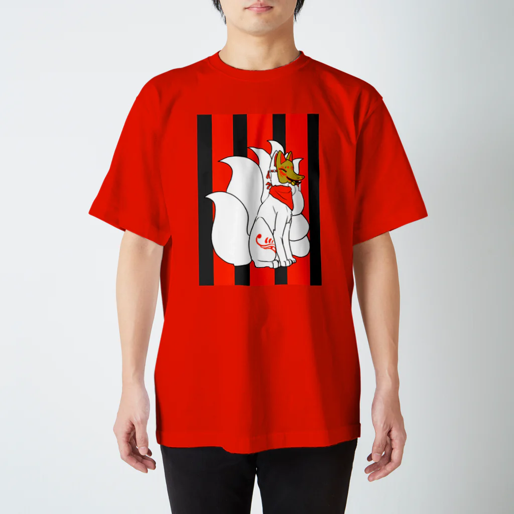 浮世狐夢の九尾狛 Regular Fit T-Shirt