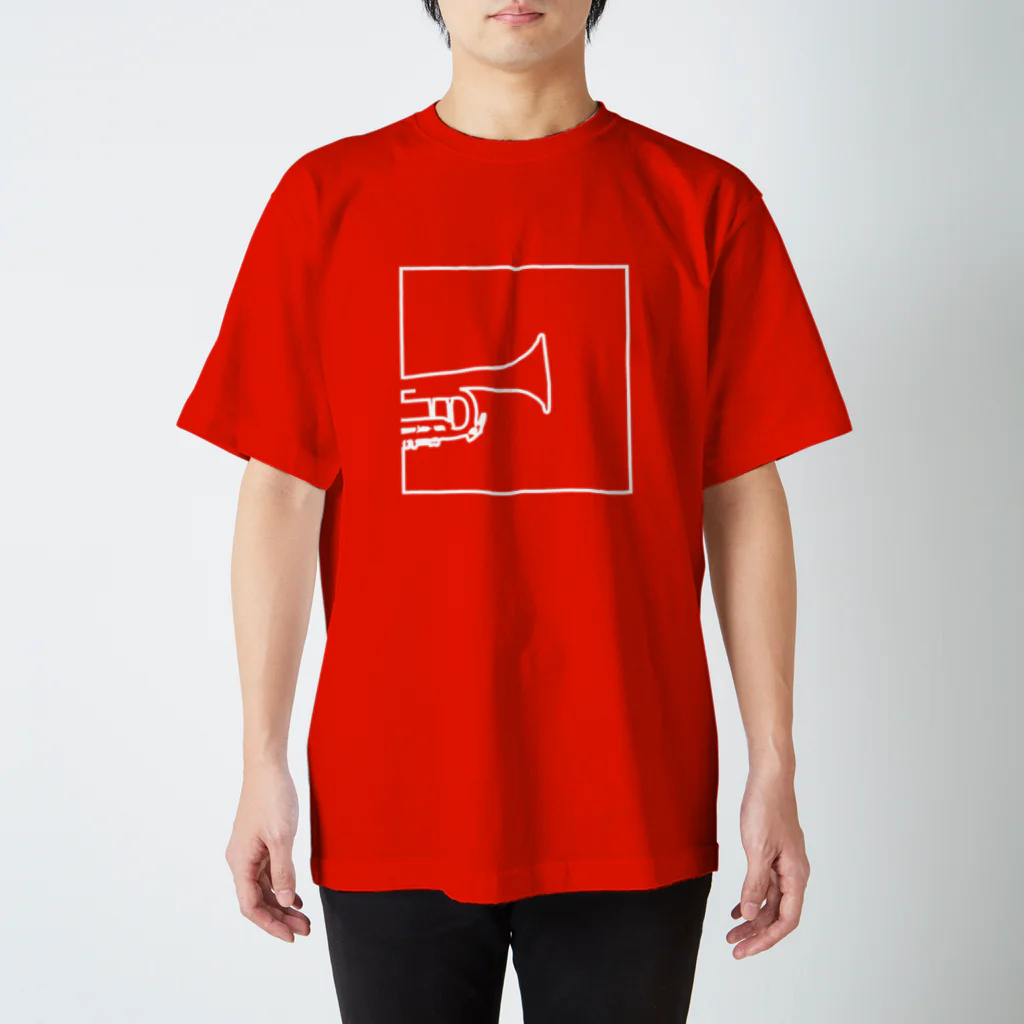 Music itemsのトランペットB スタンダードTシャツ