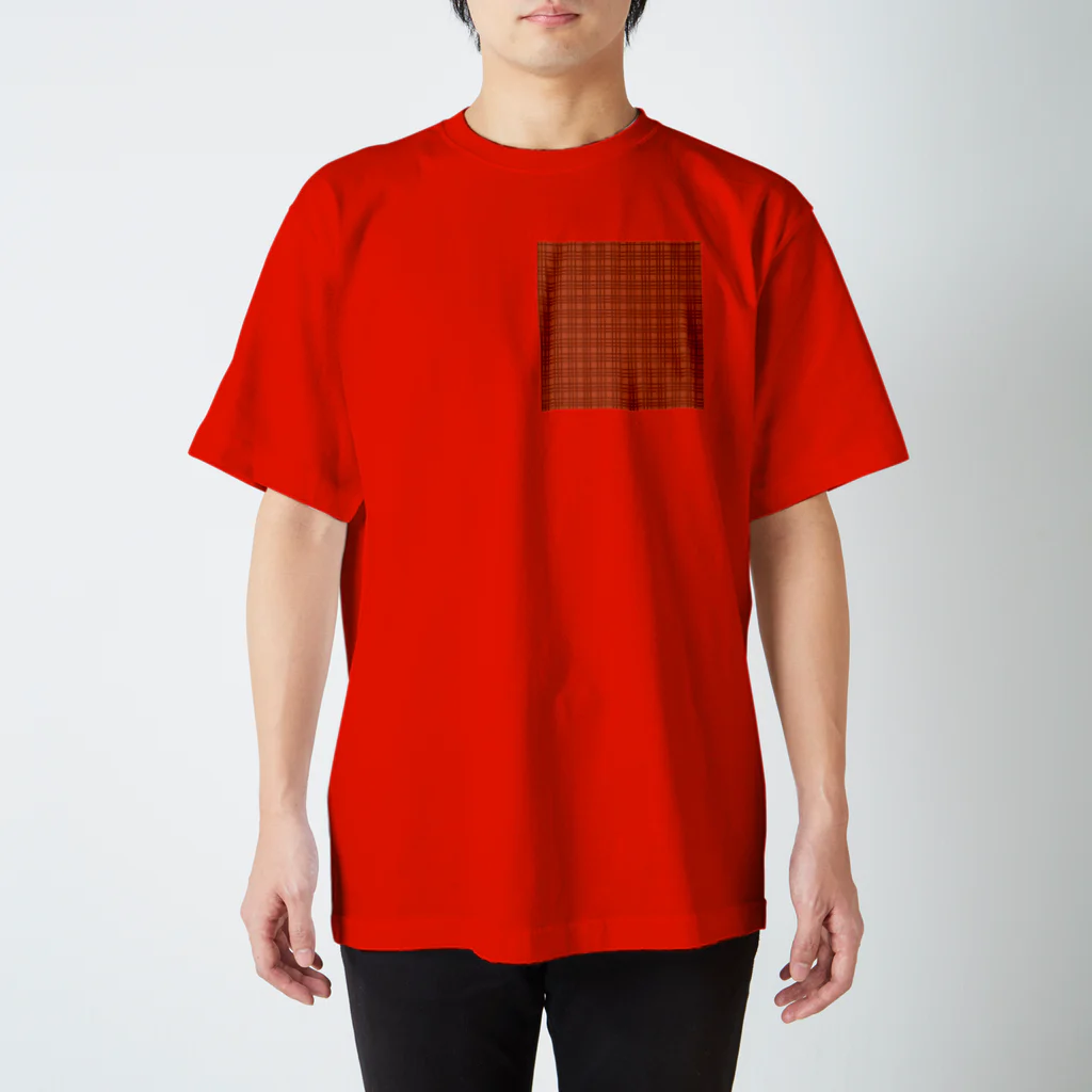 comJ_Kicksの茶色ラインbox_1st Regular Fit T-Shirt