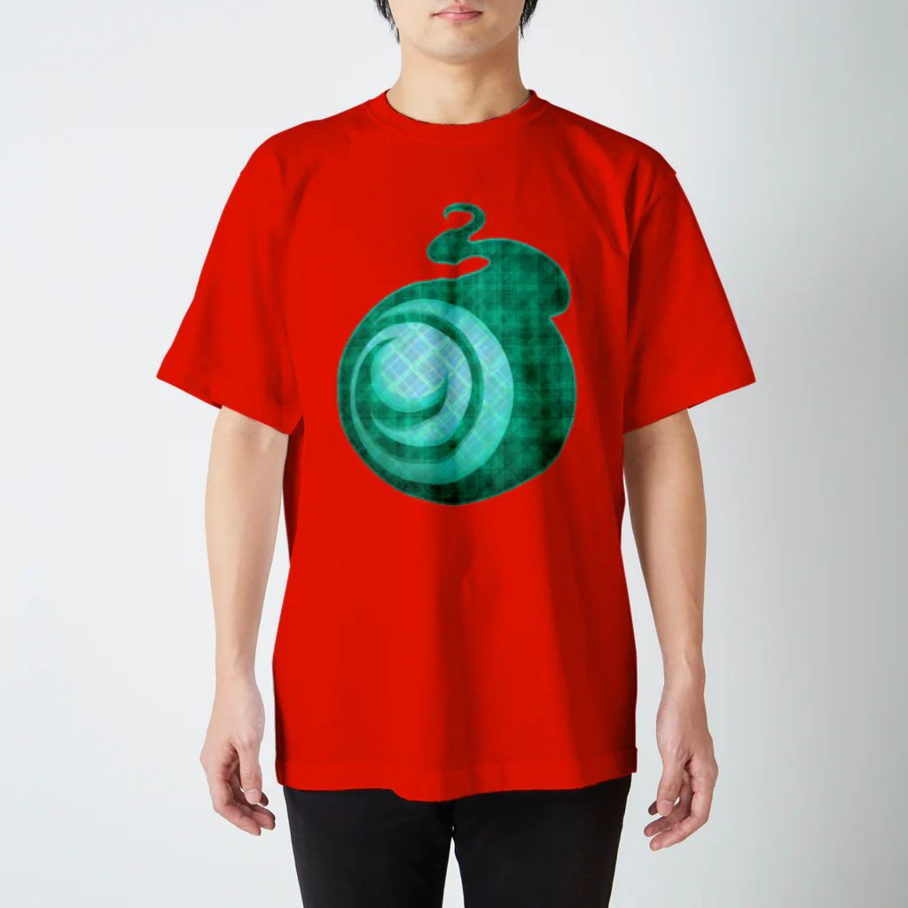 ㈱山口敏太郎タートルカンパニーのタートルカンパニー・ビッグアイ【チェック柄-緑】 Regular Fit T-Shirt