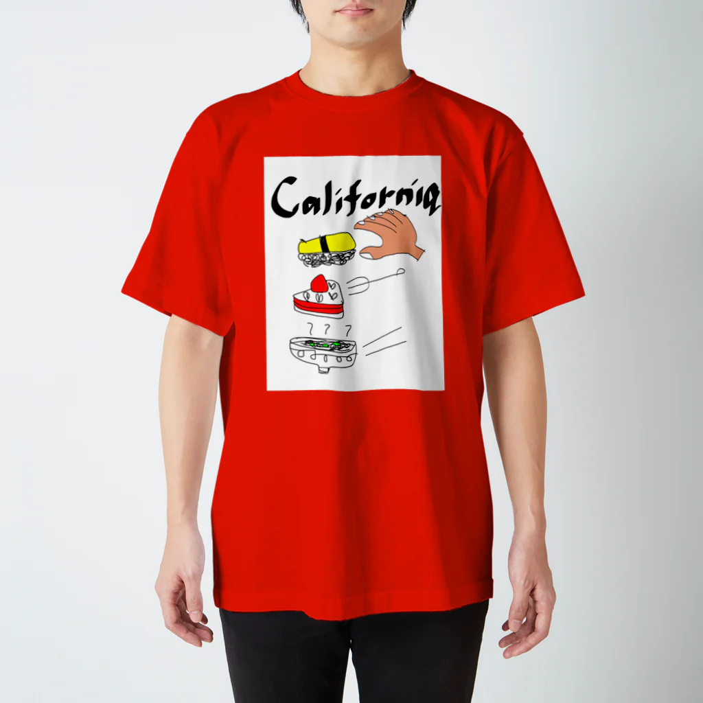 ratcyoのcarifolnia bummer スタンダードTシャツ