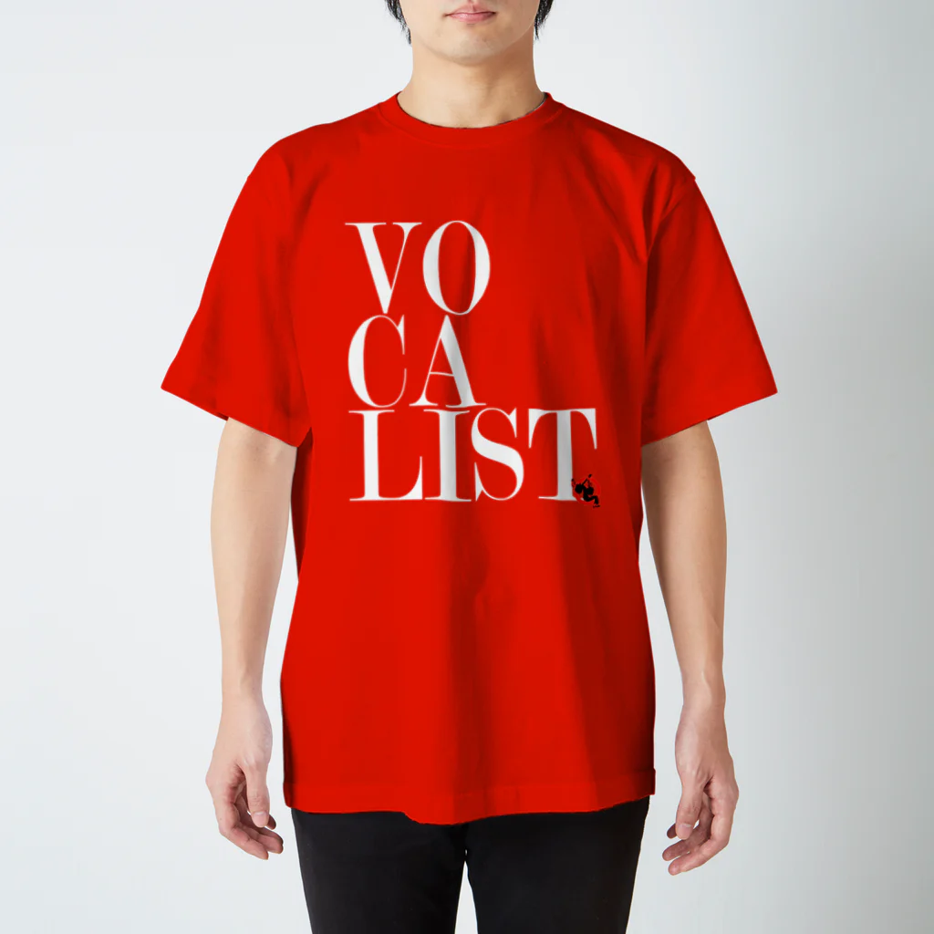 ラスト バンディットのVocalist White Regular Fit T-Shirt