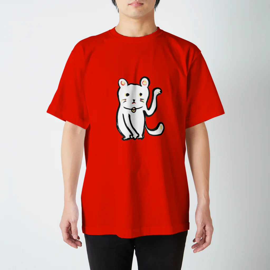 ミアコムアートショップのまねきねこ スタンダードTシャツ