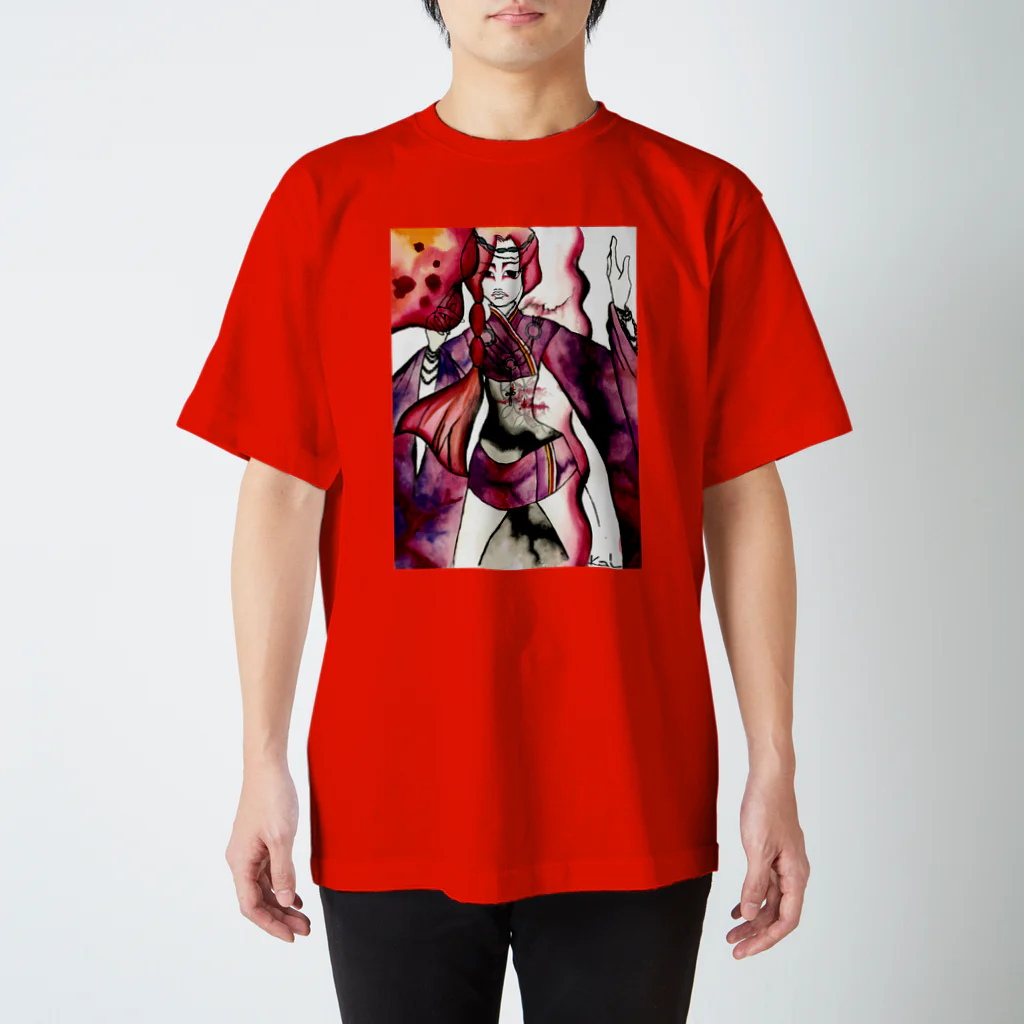 kaigoldenchildのkimono スタンダードTシャツ