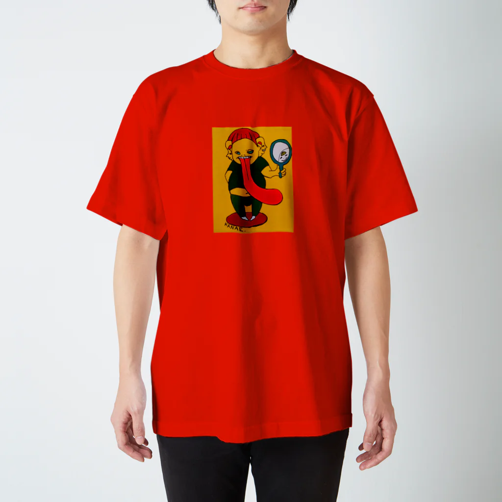 かなえへんてこブキミ丸。のその顔鏡でみてごらんよ！ Regular Fit T-Shirt