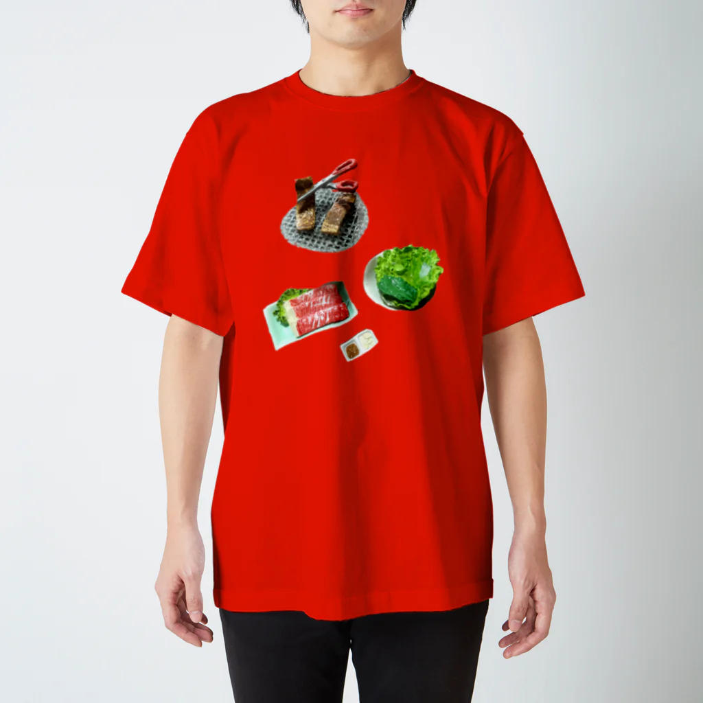 めだまやき。の焼肉が食べたい。 スタンダードTシャツ