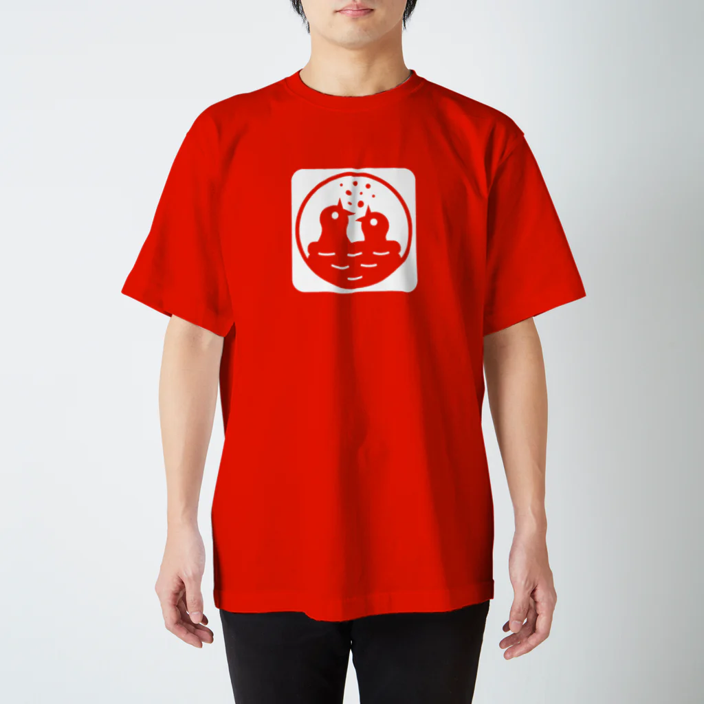 subacoのフードセンターさしえ（ロゴ白：文字なし） スタンダードTシャツ