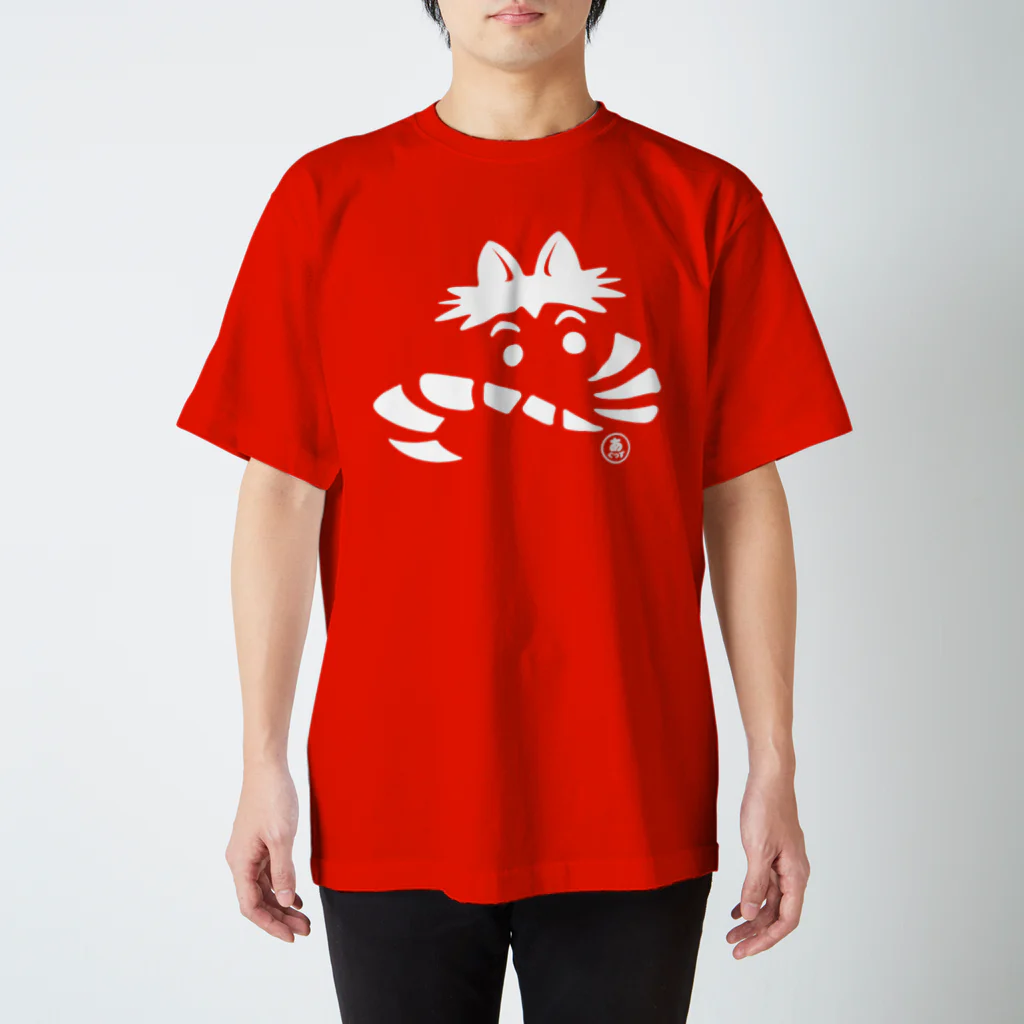 TSUMch aki.のあきにゃん T-shit_RED スタンダードTシャツ