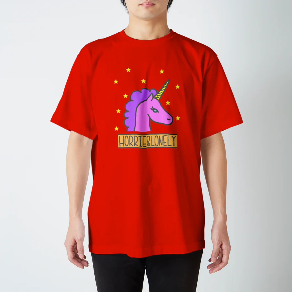 MY LONELY SPACEのSweet Dream Unicorn (Pink) スタンダードTシャツ