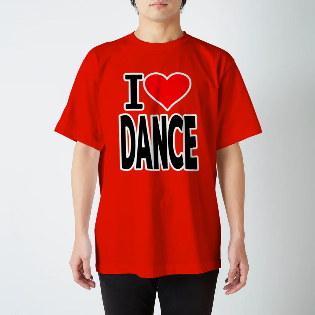 AAAstarsの愛　ハート　DANCE　(　I 　Love　DANCE　） スタンダードTシャツ