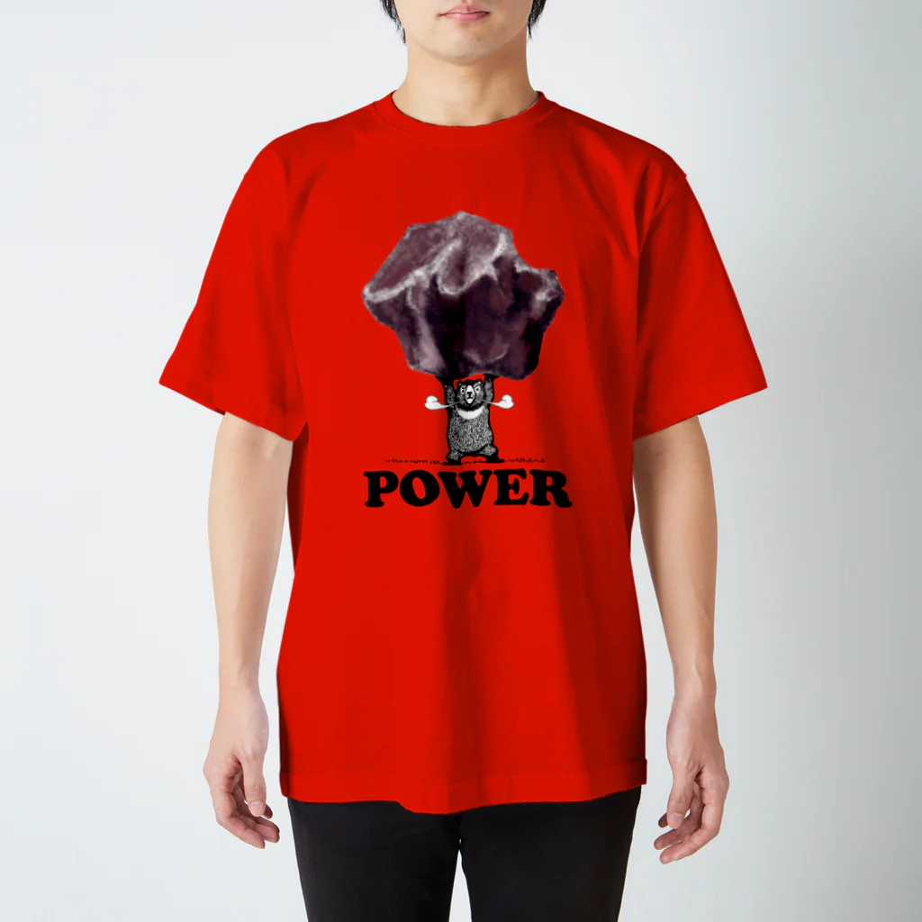 planetNITのPOWER熊 スタンダードTシャツ