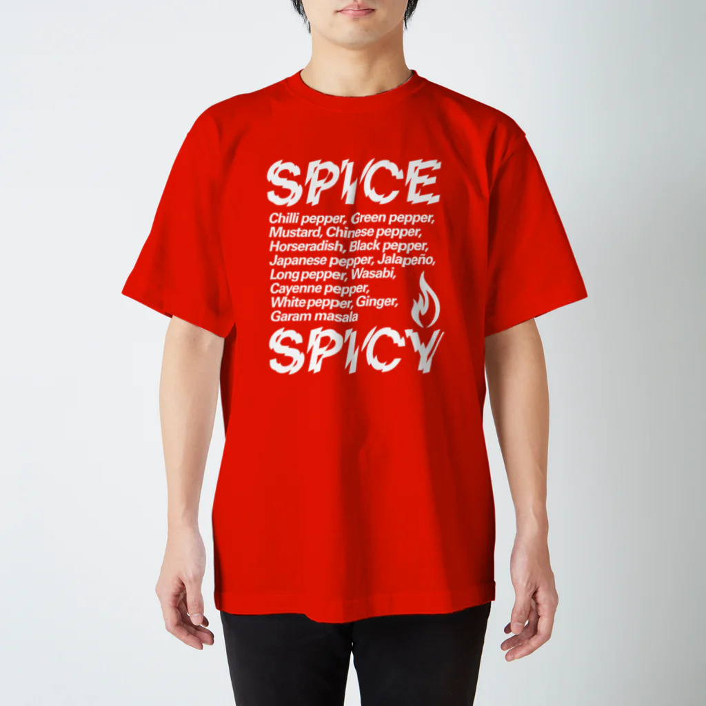 LONESOME TYPE ススのSPICE SPICY（White） Regular Fit T-Shirt