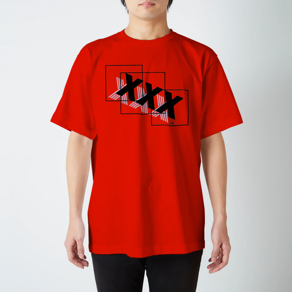 PU-のpu-ロゴ Regular Fit T-Shirt