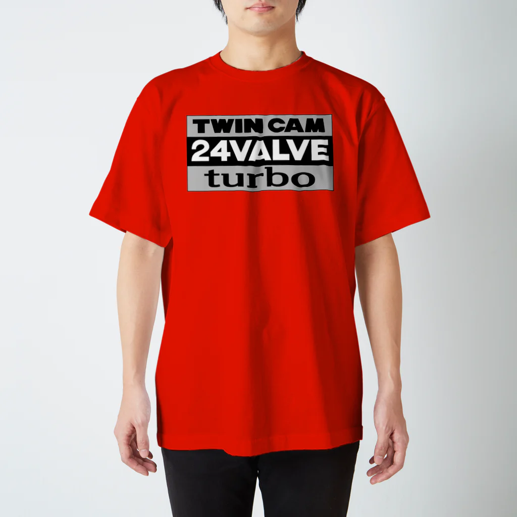 Miyanomae ManufacturingのTWINCAM 24VALVE TURBO スタンダードTシャツ