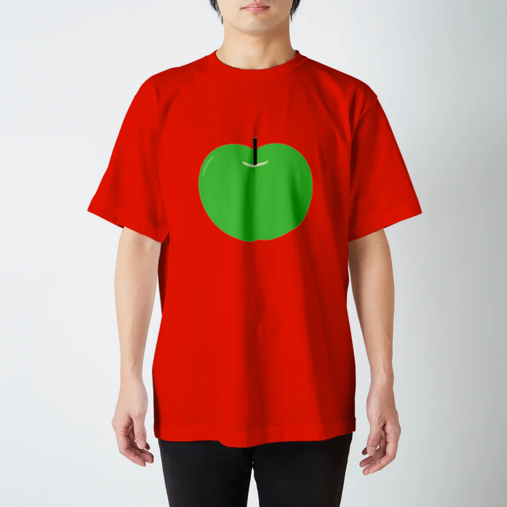 KANON21の大きな青りんご スタンダードTシャツ