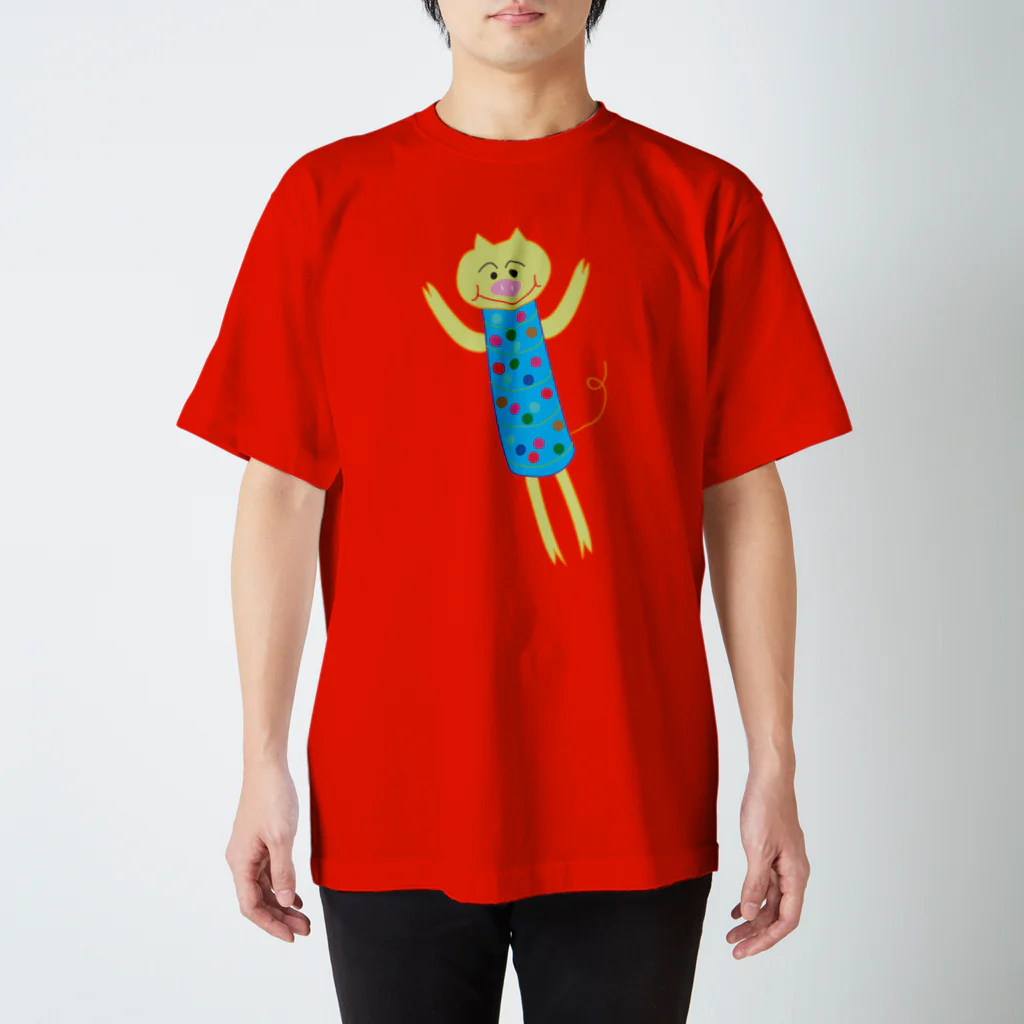 fun-designのほそっちょシリーズ（ブタ） Regular Fit T-Shirt