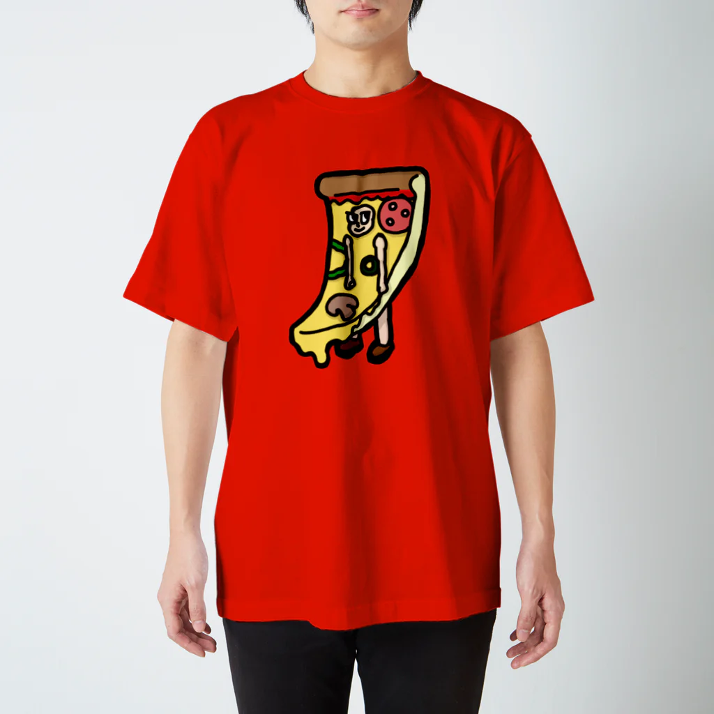 ジンレオナルドのJin who wear pizza. スタンダードTシャツ