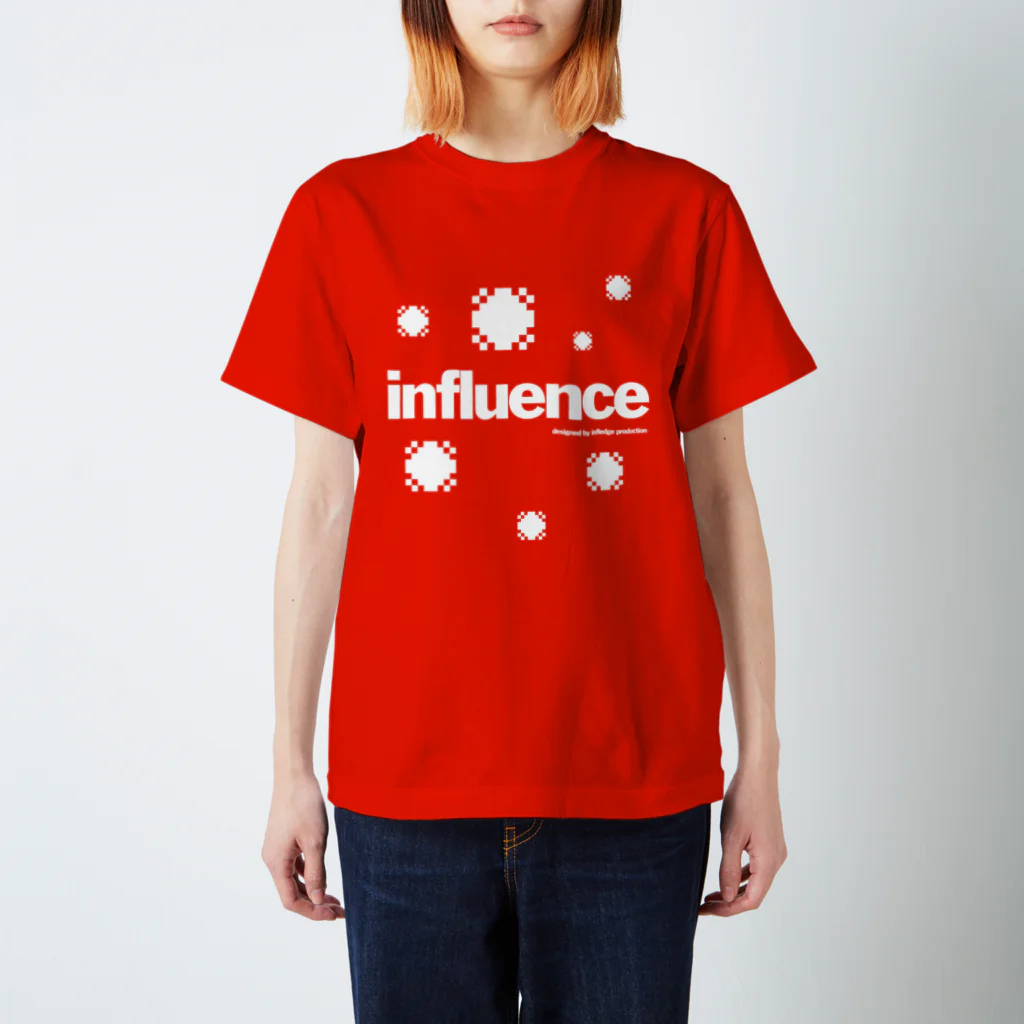 Infledge DesignのINFLUENCE WHT スタンダードTシャツ