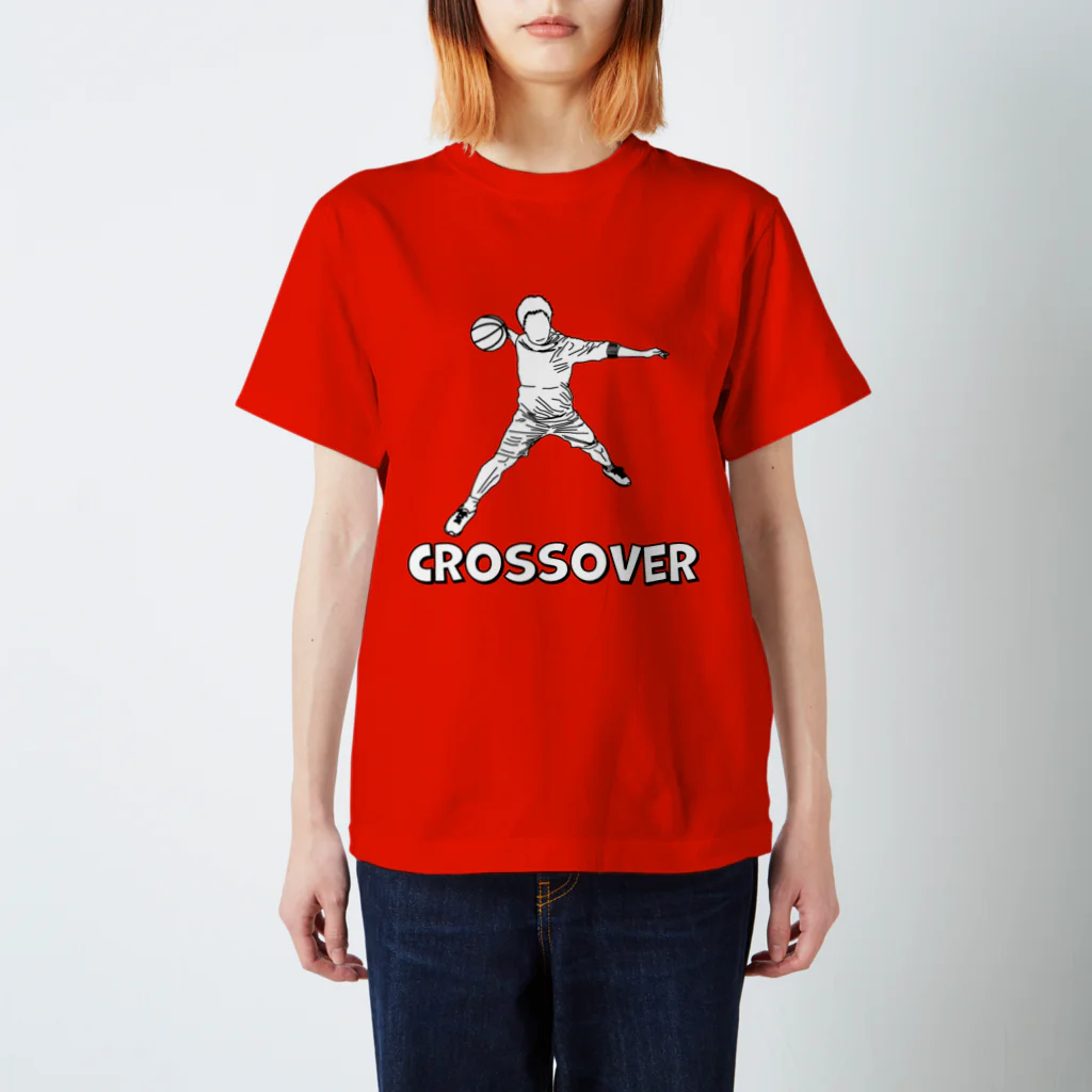 空の下のボーラーのクロスオーバー(線画) スタンダードTシャツ