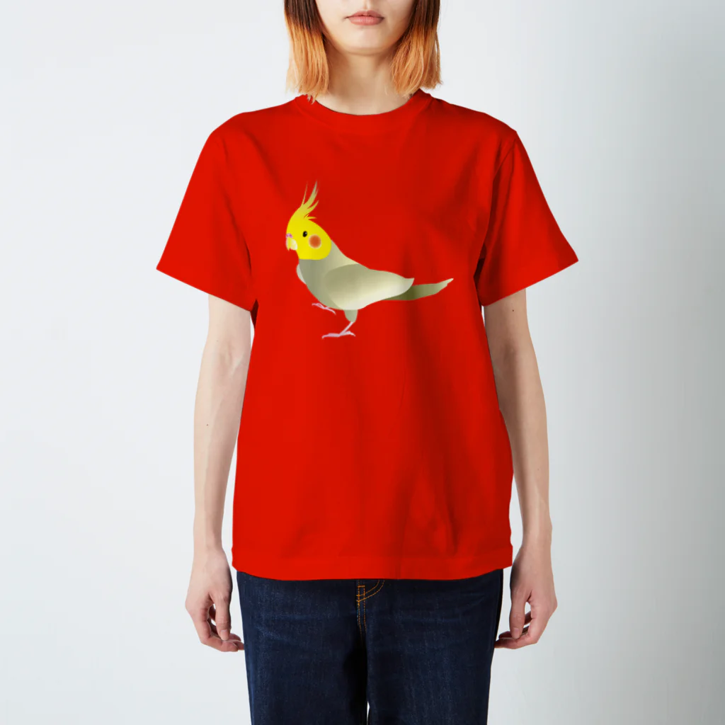 動物モチーフ雑貨店　うちのこのオカメインコ　ノーマル スタンダードTシャツ