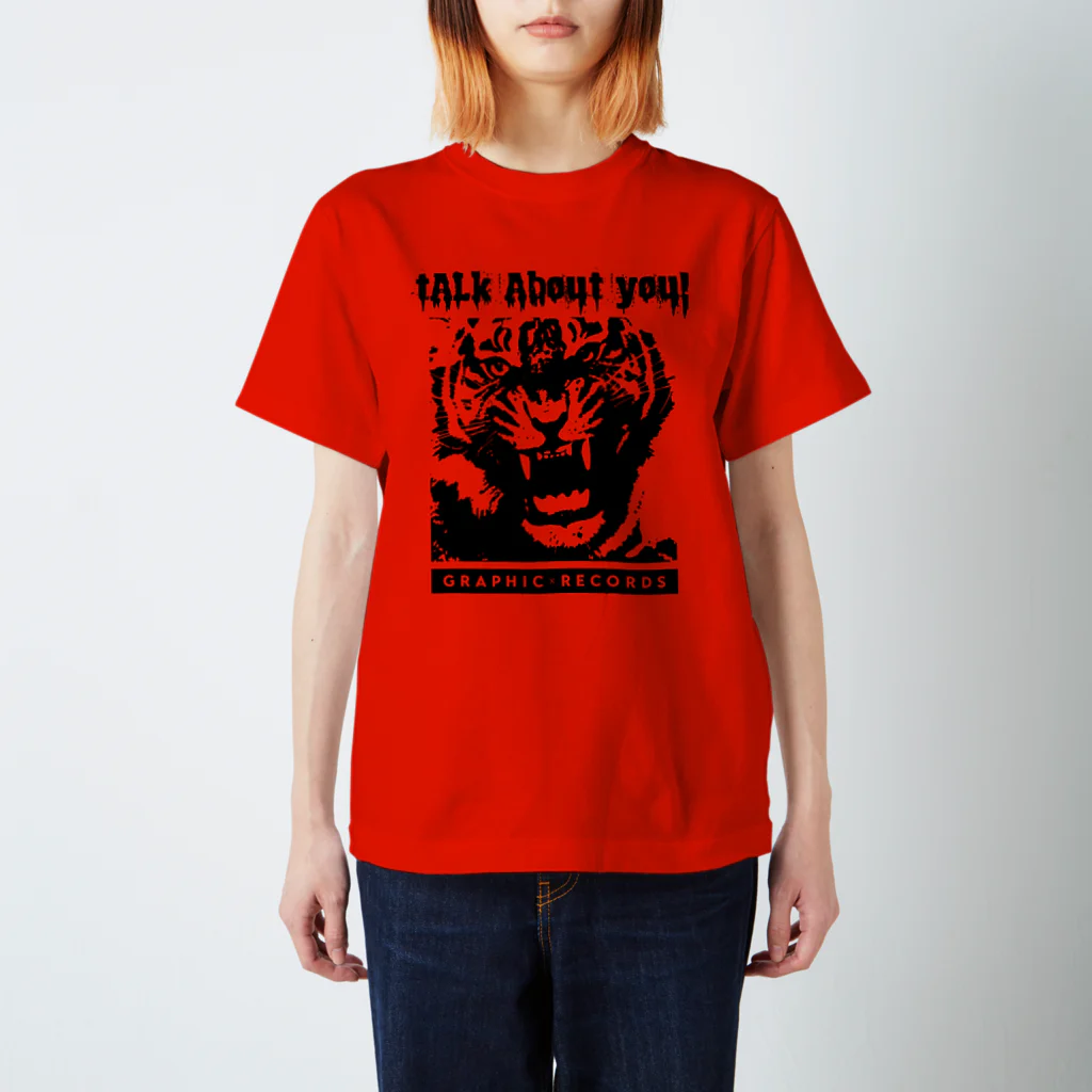 GRAPHIC × RECORDSのTalk about YOU! (Col.26) Regular Fit T-Shirt