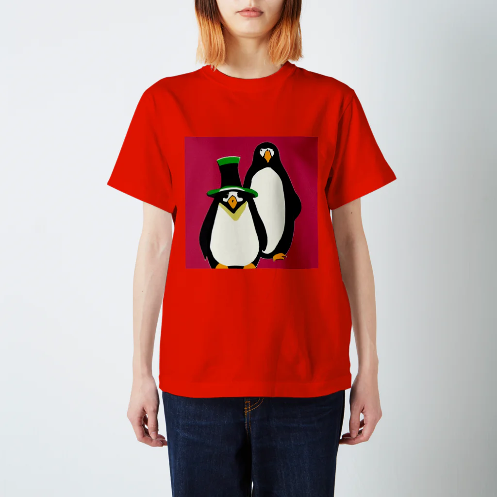 oonosaketenのＡＩペンギン Regular Fit T-Shirt