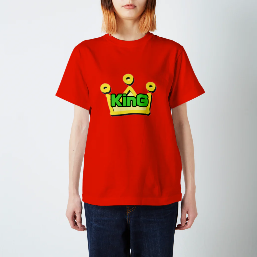 KinGのKinG KinGの王冠シリーズ スタンダードTシャツ