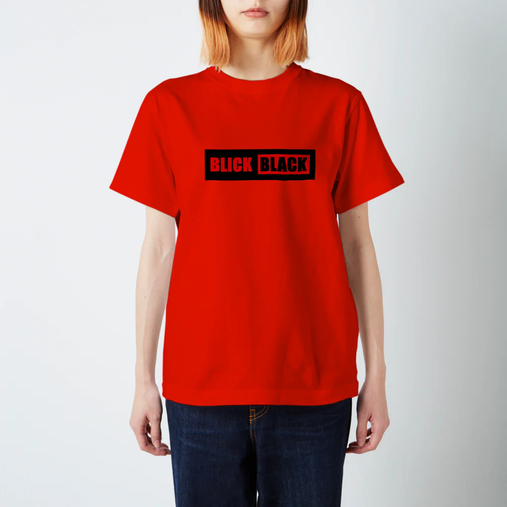 BLICK + BLACK のBLICK+BLACKバナー（プレートタイプ） スタンダードTシャツ