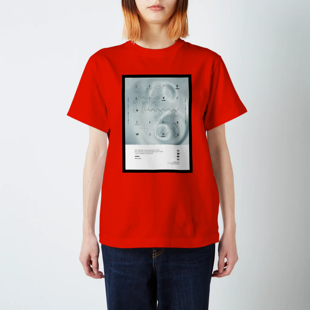 YRNMのL.L.S.W. モノクロ Regular Fit T-Shirt